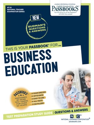 cover image of BUSINESS EDUCATION